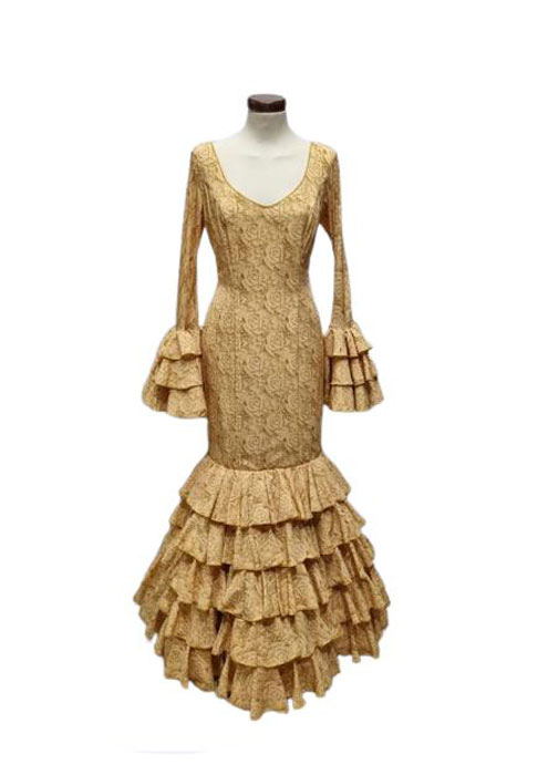 Size 38. Flamenco Dress. Mod. Bequer Mostaza